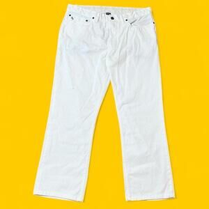 Polo Ralph Lauren White Jeans 36x30 Authentic Dungarees